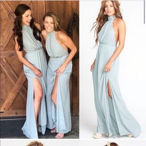 Mumu bridesmaid dress